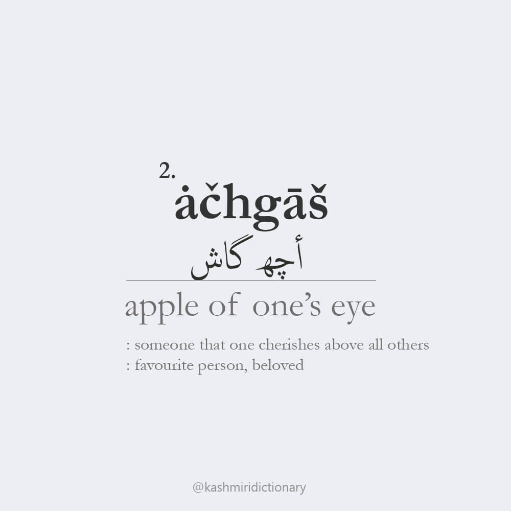 achgaasah_dear_apple of one's eye_kashmiri