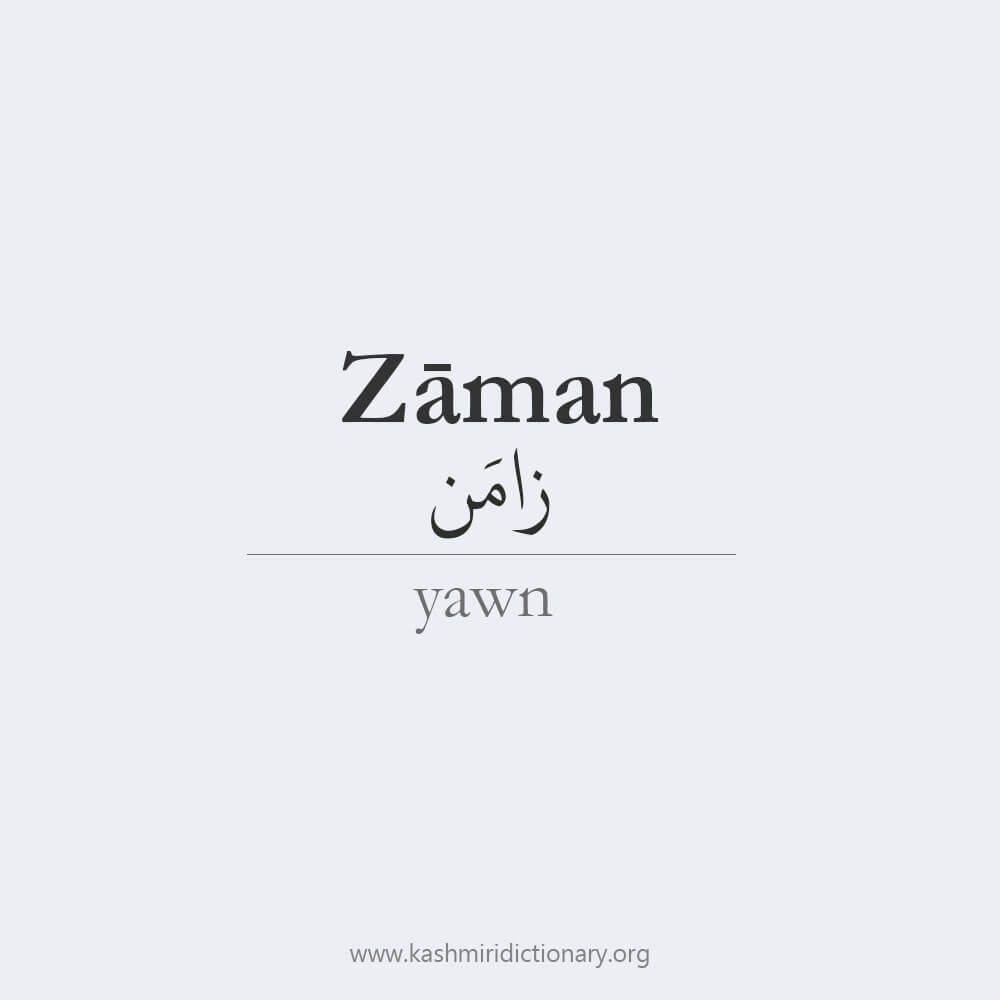 zaaman_yawm_learnkashmiri_kashmiridictionary