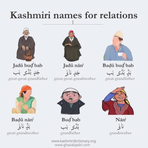 Kashmiri Names for Relations